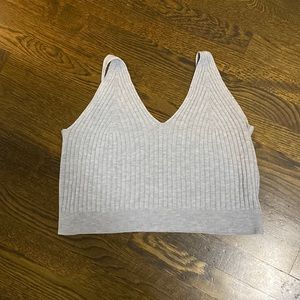 Shein Grey Knit Tank Top 3XL